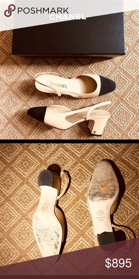 chanel shoes peal|65mm coco slingback pump shoes.